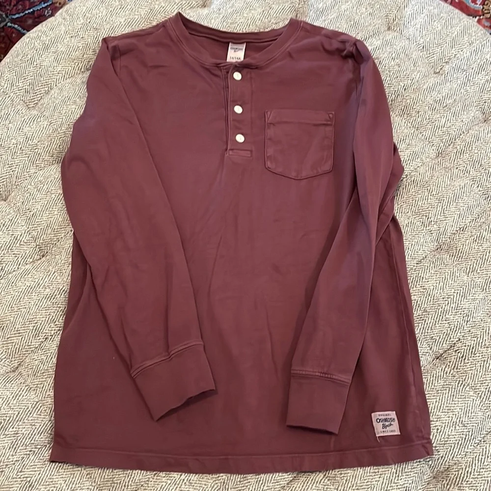 Oshkosh henley size 14